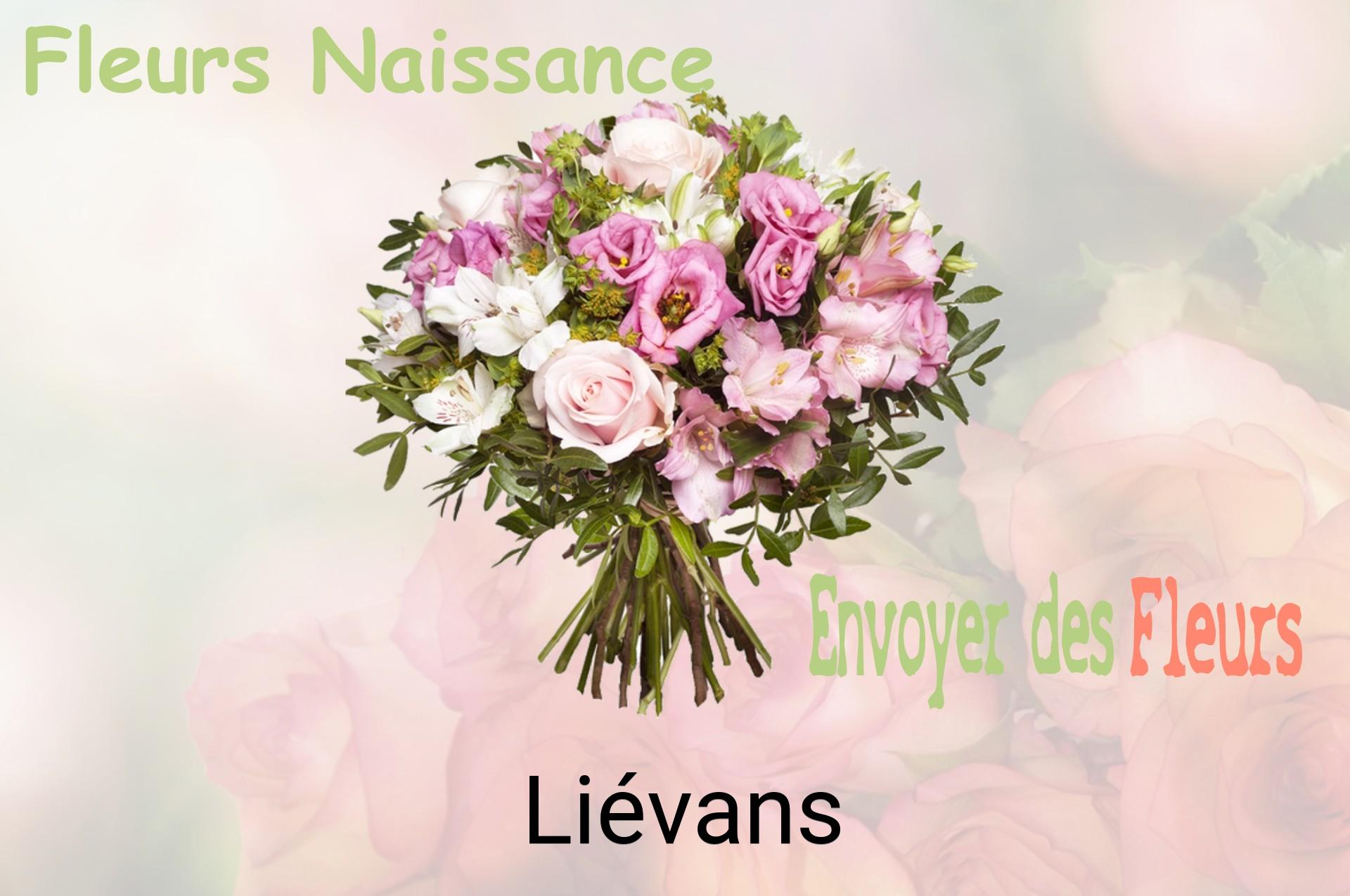 Bouquet de fleurs de naissance livré à Liévans
